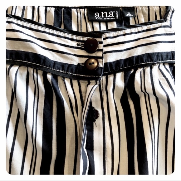 🦓A.N.A. striped blouse top size IX🦓 - Picture 6 of 8